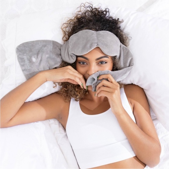 NODPOD NWT weighted blanket for your eyes sleep mask -elephant gray - Picture 5 of 10